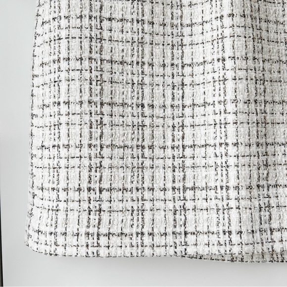 Guess white tweed/boucle mini skirt - Picture 8 of 13
